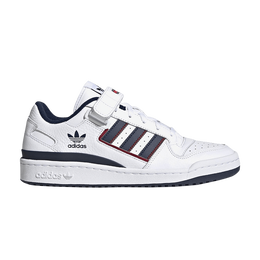 Кроссовки Adidas Forum Low 'White Collegiate Navy', белый gv6734 | footwear white/collegiate navy/collegiate burgundy