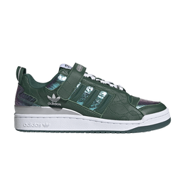 Кроссовки Adidas Forum Low 'Xiangi', зеленый h04198 | dark green/dark green/cloud white