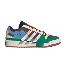 Кроссовки Adidas Melting Sadness x Forum Exhibit Low 'Puppet Costume - Night Burgundy', разноцветный gw8724 | night burgundy/vapor pink/right blue