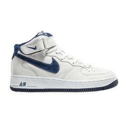 Кроссовки Nike Air Force 1 Mid 'White Denim', белый 630136 146 | white/denim