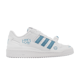 Кроссовки Adidas André Saraiva x Forum Low Classic 'Love Union', белый fz6353 | cloud white/cloud white/cloud white