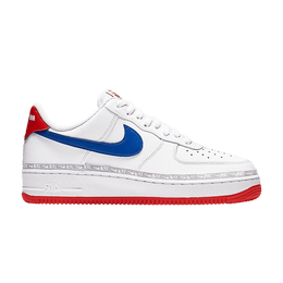 Кроссовки Nike Air Force 1 Low 'Overbranding - White Red Blue', белый cd7339 100