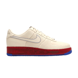 Кроссовки Nike Air Force 1 Supreme Vib I/O 07 'Philly', белый 316077 221 | pearl white/pearl white-varsity red-varsity