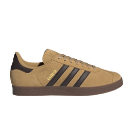 Кроссовки Adidas Gazelle 'Golden Beige Dark Brown', желто-коричневый jr6287 | golden beige/dark brown/gold metallic