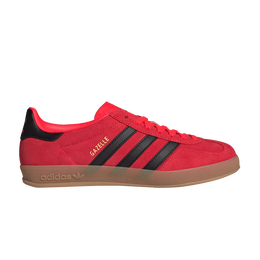 Кроссовки Adidas Gazelle Indoor 'Lucid Red Black', красный jr6304 | lucid red/core black/gold metallic