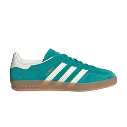 Кроссовки Adidas Gazelle Indoor 'Pure Teal', бирюзовый jq8391 | pure teal/off white/gold metallic