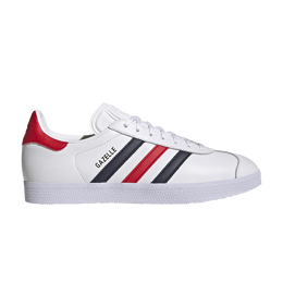 Кроссовки Adidas Gazelle 'White Legend Ink Red', белый h06389 | white/legend ink/collegiate red
