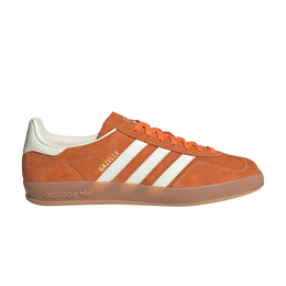 Кроссовки Adidas Gazelle Indoor 'Orange Off White', оранжевый jq8392 | orange/off white/gold metallic