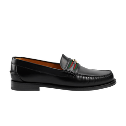 Кроссовки Gucci Gucci Kaveh Loafer 'Black Green Red', черный 644724 17x10 1060 | black/green/red