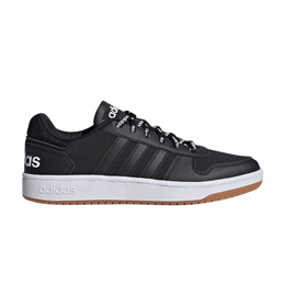 Кроссовки Adidas Hoops 2.0 'Black White', черный fw4480 | core black/core black/cloud white
