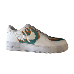 Кроссовки Nike John Geiger x TheShoeSurgeon x Air Force 1 Low 'La Flame' Art Basel Edition, белый jg tss lf w | white/multi-color