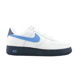 Кроссовки Nike Air Force 1, белый 306353 142 | white/university blue-midnight navy