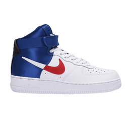 Кроссовки Nike NBA x Air Force 1 High '07 'Clippers', белый bq4591 102 | white/rush blue