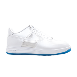 Кроссовки Nike Lunar Force 1 Fuse Qs 'Easter Blue Sole', белый 614491 100d | white/white