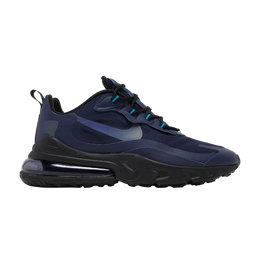 Кроссовки Nike Air Max 270 React 'Blackened Blue', синий cd6615 400 | blackened blue/laser blue/white/black