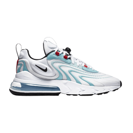 Кроссовки Nike Air Max 270 React ENG 'White Bleached Aqua', белый ct1281 100 | white/black/bleached aqua/chili red