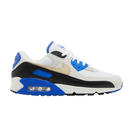 Кроссовки Nike Air Max 90 Premium 'Racer Blue', синий hf3449 100 | white/racer blue/khaki/black