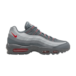 Кроссовки Nike Air Max 95 Essential 'Smoke Grey University Red', серый dm9104 002 | smoke grey/university red