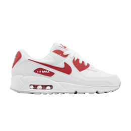 Кроссовки Nike Air Max 90 'White University Red', белый dx8966 100 | white/grey fog/university red