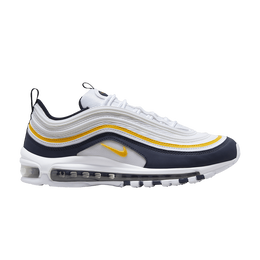 Кроссовки Nike Air Max 97 'Michigan', белый 921826 110 | white/university gold/dark obsidian