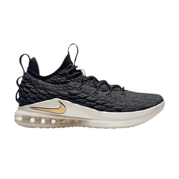 Кроссовки Nike LeBron 15 Low 'Metallic Gold', черный ao1756 001 | black/metallic gold-phantom