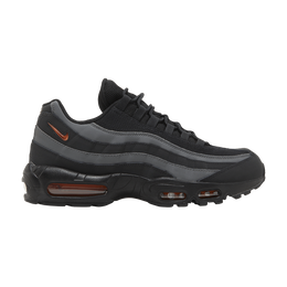 Кроссовки Nike Air Max 95 'Black Grey Safety Orange', черный dx2657 001 | black/safety orange/iron grey/white