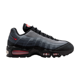 Кроссовки Nike Air Max 95 OG 'Bright Crimson', серый ih4457 002 | black/bright crimson/anthracite/iron grey/smoke grey/light smoke grey