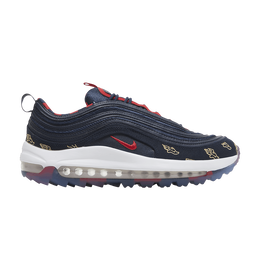Кроссовки Nike Air Max 97 Golf NRG 'Wing It - Obsidian', синий ck1220 400 | obsidian/white/celestial gold/university red