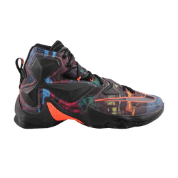 Кроссовки Nike LeBron 13 EP 'Akronite', черный 807220 008 | black/black-hyper orange-blue lagoon