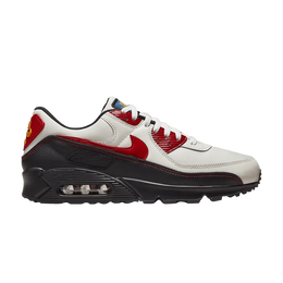 Кроссовки Nike Air Max 90 SE 'Sail University Red', белый dx3276 133 | sail/black/university red/university red