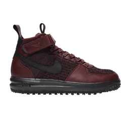 Кроссовки Nike Lunar Force 1 Flyknit Workboot 'Deep Burgundy', коричневый 855984 600 | deep burgundy/black-summit white
