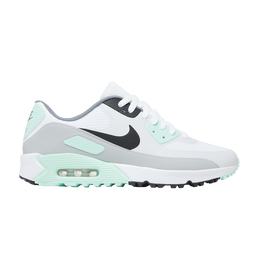 Кроссовки Nike Air Max 90 Golf 'Smoke Grey Light Green', белый cu9978 107 | white/black/light smoke grey