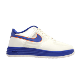 Кроссовки Nike Lunar Force 1 Fuse Nrg 'Bearbrick', белый 573980 104 | white/college blue-gold post