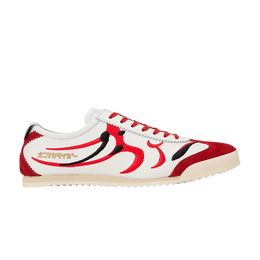 Кроссовки Onitsuka Tiger Mexico 66 Deluxe 'Kumadori - White Classic Red', белый 1181a370 100 | white/classic red