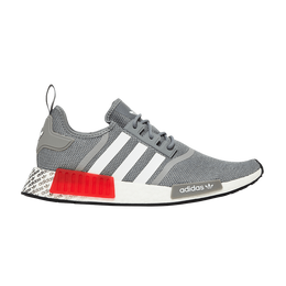 Кроссовки Adidas NMD_R1 'Grey Vivid Red', серый gy4874 | grey three/cloud white/vivid red