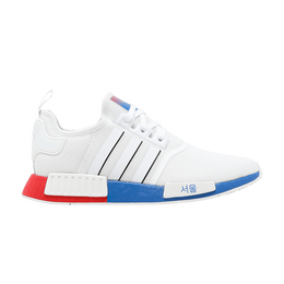Кроссовки Adidas NMD_R1 'United By Sneakers - Seoul', белый fy1163 | cloud white/core black/blue