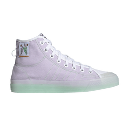 Кроссовки Adidas Nizza High RF 'Grape', фиолетовый gx2709 | footwear white/glow mint/purple tint