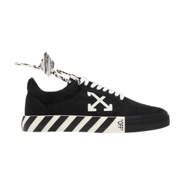 Кроссовки Off-White Off-White Vulc Sneaker Low 'Black White', черный omia085r21fab003 1001 | black/white