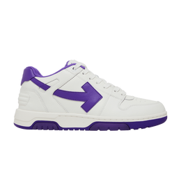 Кроссовки Off-White Off-White Out of Office Low 'White Purple', белый omia189s22lea001 0137 | white/purple