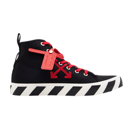 Кроссовки Off-White Off-White Vulcanized Mid 'Black Red', черный omia119s23fab001 1025 | black/red