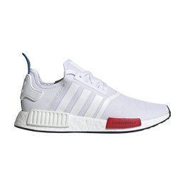 Кроссовки Adidas NMD_R1 Primeknit 'White Red Blue', белый fx4291 | cloud white/cloud white/core black