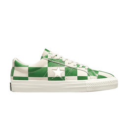 Кроссовки Converse One Star Low 'Warped Board - Medium Green', зеленый 172353c | white/medium green/white