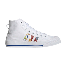 Кроссовки Adidas Nizza High RF 'Graphic Design', белый gx2712