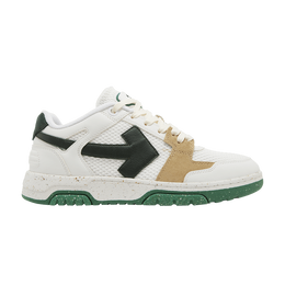 Кроссовки Off-White Off-White Out of Office Slim 'White Green', белый omia243s23lea001 0149 | white/black/beige/dark green