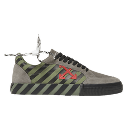 Кроссовки Off-White Off-White Vulc Sneaker Low 'Khaki Red', зеленый omia085e20lea001 6325 | khaki/red
