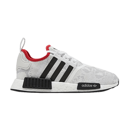 Кроссовки Adidas NMD_R1 STLT 'White Black Scarlet', белый fv3874 | footwear white/core black/scarlet