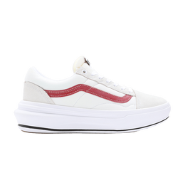 Кроссовки Vans Old Skool Overt ComfyCush 'White Red', белый vn0a7q5ecpe | white/red