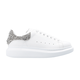 Кроссовки Alexander McQueen Alexander McQueen Oversized Sneaker 'White Silver Crystal', белый 687331 wib9x 9071 | white/silver