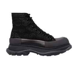 Кроссовки Alexander McQueen Alexander McQueen Tread Slick Boots 'Black Floral', черный 662675 w4q32 1322 | black/black
