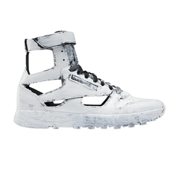 Кроссовки Reebok Maison Margiela x Classic Leather Tabi High 'Handpainted - Bianchetto' Sample, белый gx5416 s | bianchetto